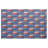 Shih tzu Fabric Kerstmis Stof (Fat Quarter)