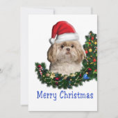 shih tzu feestdagenkaart (Voorkant)