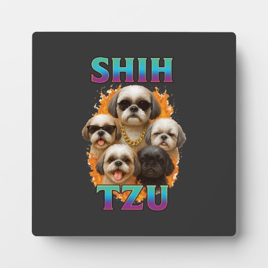 Shih Tzu Fotoplaat (Voorkant)