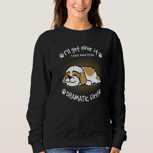 Shih Tzu Funny Design for Dog Lovers & Dog Owners  Trui (Voorkant)