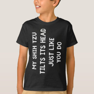Shih Tzu Funny Dog Lover Gift Cute Women Mannen Ki T-shirt