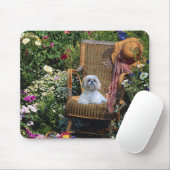 Shih Tzu Garden Mousepad Muismat (Met muis)