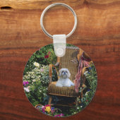Shih Tzu Garden Sleutelhanger (Voorkant)