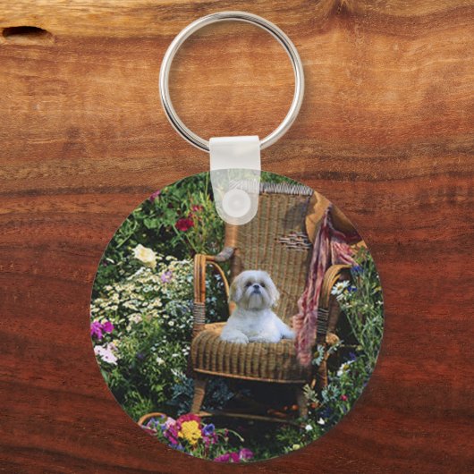 Shih Tzu Garden Sleutelhanger (Voorkant)