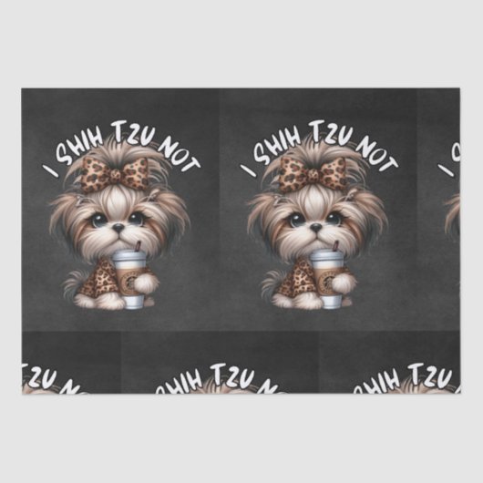 Shih Tzu geen papier (Voorkant)