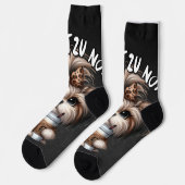Shih Tzu geen Sokken (Links)