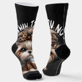 Shih Tzu geen Sokken (Gebogen)
