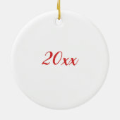 Shih Tzu gepersonaliseerd mijn hart behoort tot Keramisch Ornament (Achterkant)