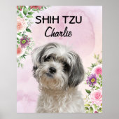 Shih Tzu Gepersonaliseerd Poster (Voorkant)