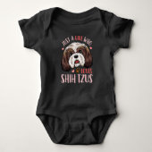 Shih Tzu | Gewoon een meisje dat van Shih Tzu houd Romper (Voorkant)