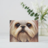 Shih Tzu Greetings Briefkaart (Staand voorkant)