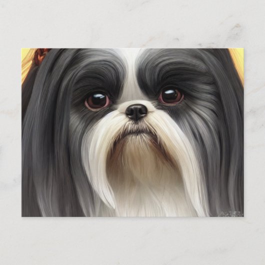 Shih Tzu Greetings Briefkaart (Voorkant)