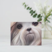 Shih Tzu Greetings Briefkaart (Staand voorkant)