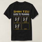 Shih Tzu Guide To Training Dog Obedience  T-shirt (Design voorkant)