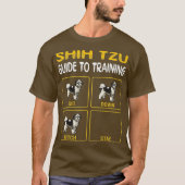 Shih Tzu Guide to training Dog Obedience T-shirt (Voorkant)