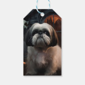 Shih Tzu Halloween eng Cadeaulabel (Achterkant)