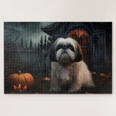 Shih Tzu Halloween eng Legpuzzel (Horizontaal)
