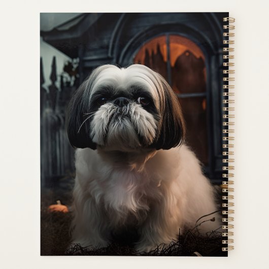 Shih Tzu Halloween eng Planner (Achterkant)