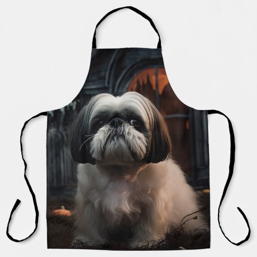 Shih Tzu Halloween eng Schort (Voorkant)