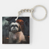 Shih Tzu Halloween eng Sleutelhanger (Achterkant)