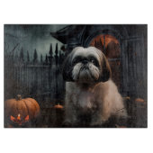 Shih Tzu Halloween eng Snijplank (Voorkant)