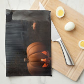 Shih Tzu Halloween eng Theedoek (Quarter Fold)