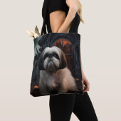 Shih Tzu Halloween eng Tote Bag (Dichtbij)