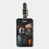 Shih Tzu Halloween Griezelen Bagagelabel (Voorkant verticaal)