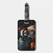 Shih Tzu Halloween Griezelen Bagagelabel (Achterkant verticaal)