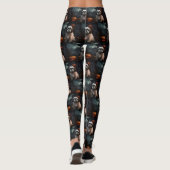 Shih Tzu Halloween Griezelen Leggings (Achterkant)