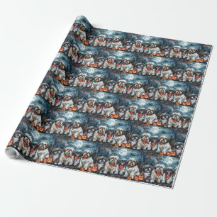 Shih Tzu Halloween Griezelig Cadeaupapier