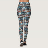 Shih Tzu Halloween Griezelig Leggings (Achterkant)