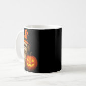 Shih Tzu Halloween Pumpkin Dog Costume Family Matc Koffiemok (Voorkant links)