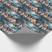 Shih Tzu Halloween Spooky Cadeaupapier (Hoek)