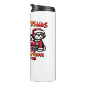 Shih Tzu Halloween Thanksgiving Kerstklassieker Thermosbeker (Geroteerd rechts)