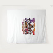 Shih Tzu Halloween Thanksgiving Kerstklassieker Wandkleed (Voorkant (horizontaal))