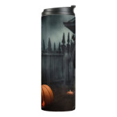 Shih Tzu Halloween Verschrikkelijk Thermosbeker (Gedraaid links)
