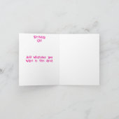 Shih tzu Happy Birthday Kaart (Binnen)