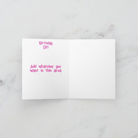 Shih tzu Happy Birthday Kaart (Binnen)