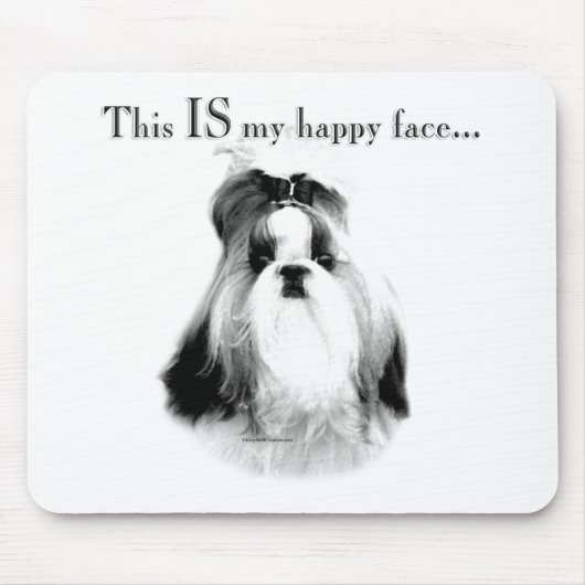 Shih Tzu Happy Face Muismat (Voorkant)