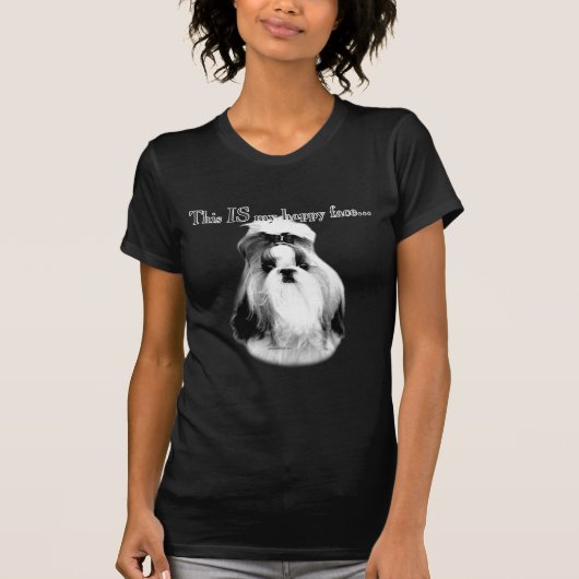 Shih Tzu Happy Face T-shirt (Voorkant)