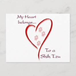Shih Tzu Heart hoort erbij Briefkaart