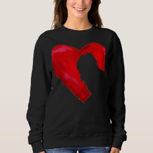 Shih Tzu Heart Silhouette Valentijnsdag Dog Co Trui