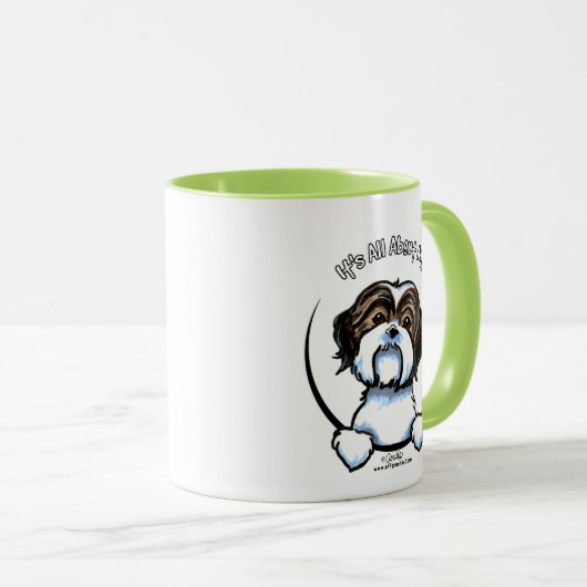 Shih Tzu heeft alles over mij Mok (Voorkant rechts)