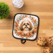 Shih Tzu Herfstkrans Pannenlap (Top down)