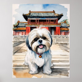 Shih Tzu - Hond Art Print