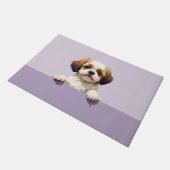 Shih Tzu Hond Deurmat Kunst (Schuin)