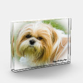 Shih Tzu Hond Fotoblokken (Links)
