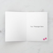 Shih Tzu Hond Gepersonaliseerde Gelukkige Verjaard Kaart (Binnen)