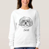Shih Tzu Hond Gepersonaliseerde Pet Lover Trui (Voorkant)